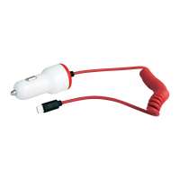 12V cell phone min car charger cable with low price