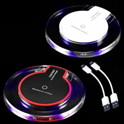 Factory wholesale Universal  Qi Wireless mobile phone Charger For smartphone dual usb charging for iphone 6splus 7plus 8plus